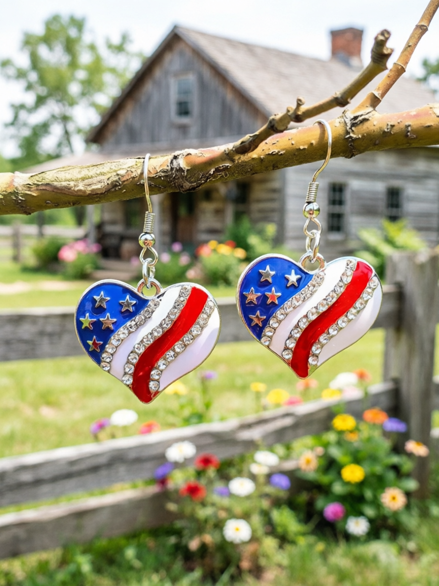 Women'S 250Th Anniversary Sparkling Diamond Earrings