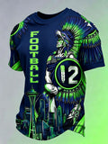 Men's American football Waffle T-Shirt