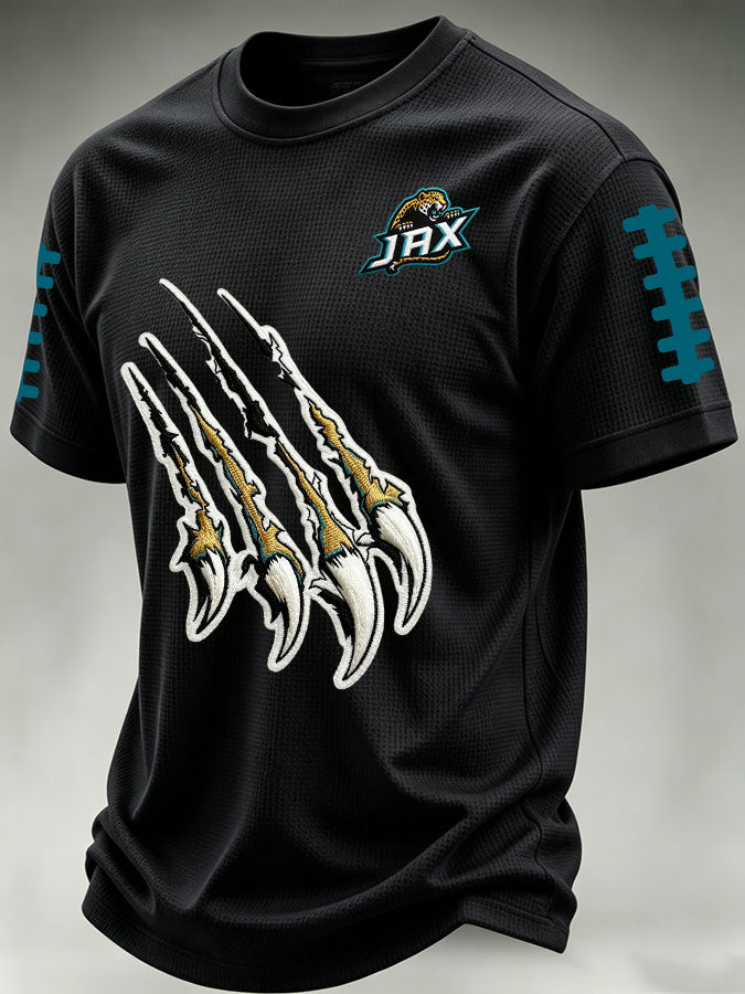 Men'S Football Print Waffle T-Shirt
