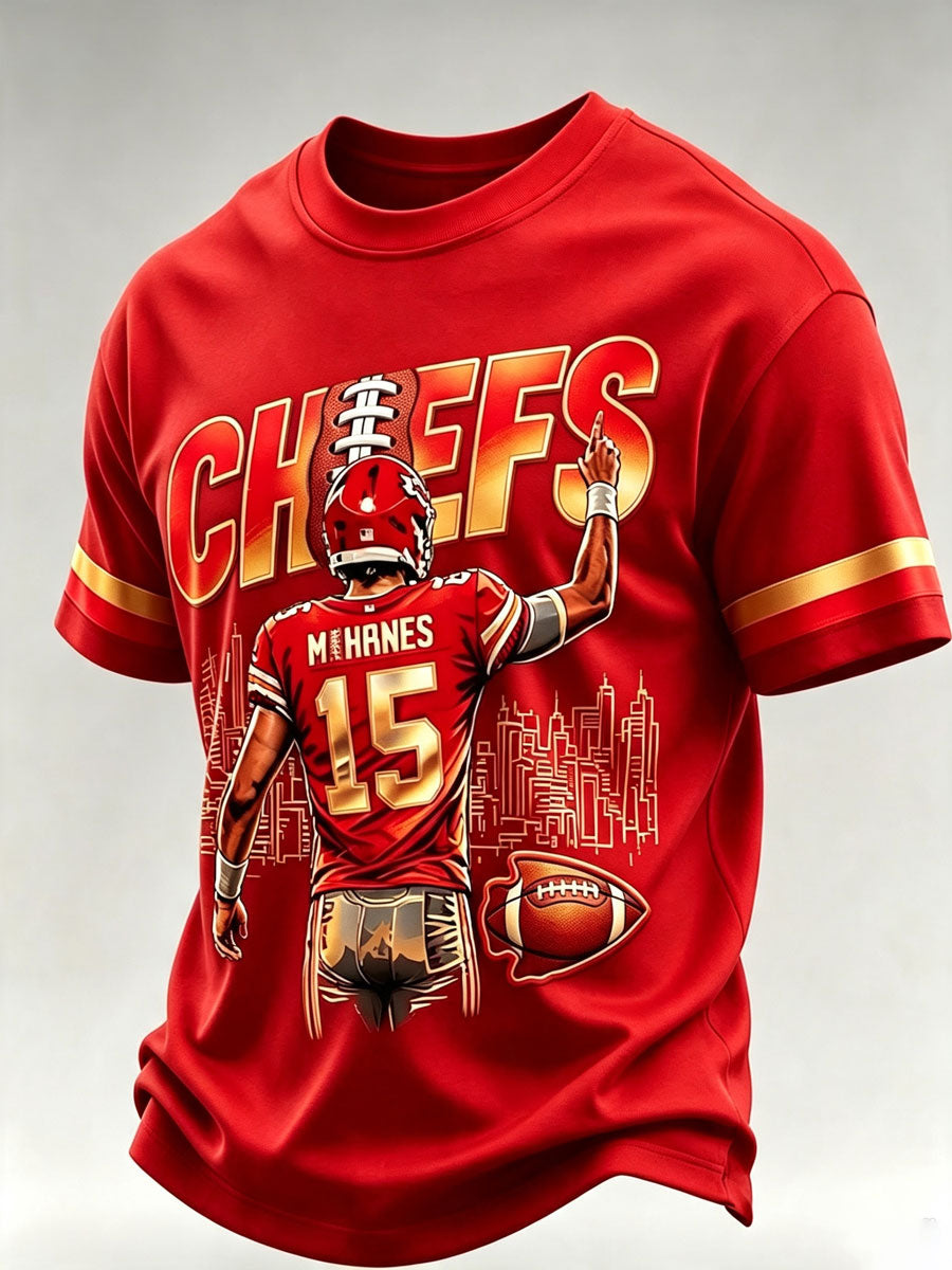 Men'S Football Fan Casual T-Shirt