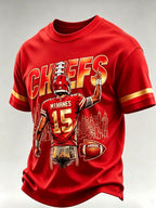 Men'S Football Fan Casual T-Shirt