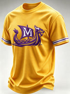 Men'S Football Print Waffle T-Shirt