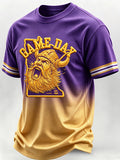 Men'S Football Print Waffle T-Shirt