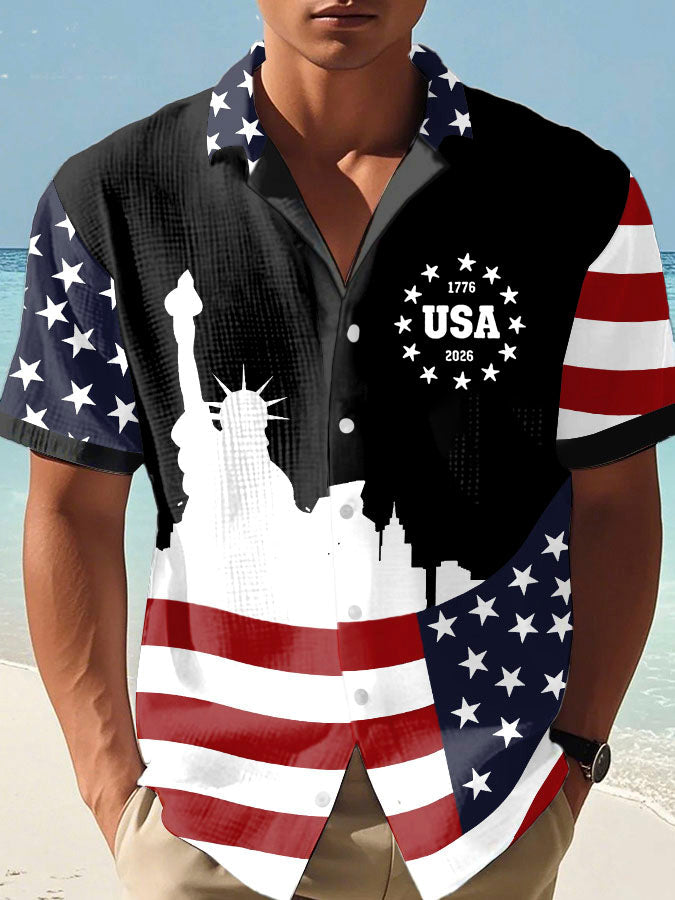 Men's 250th Anniversary Waffle Casual Shirt