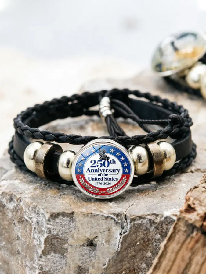 250th Anniversary Leather Bracelet