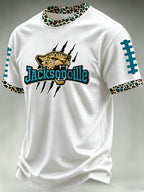 Men'S Football Print Waffle T-Shirt