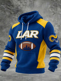 Men'S Football Game Printed Casual Hoodie