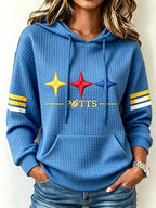 Women's Football Print Sweatshirt