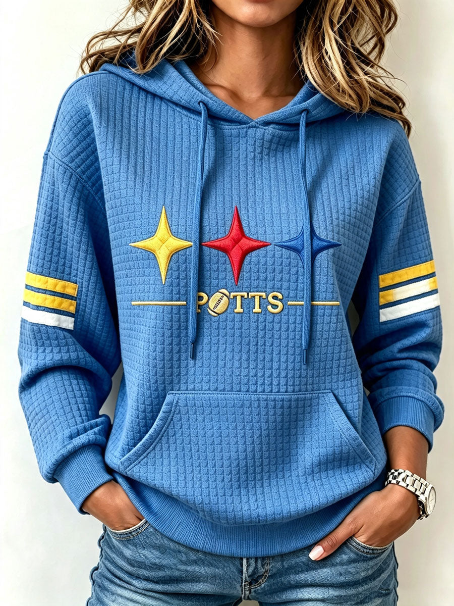 Women's Football Print Sweatshirt