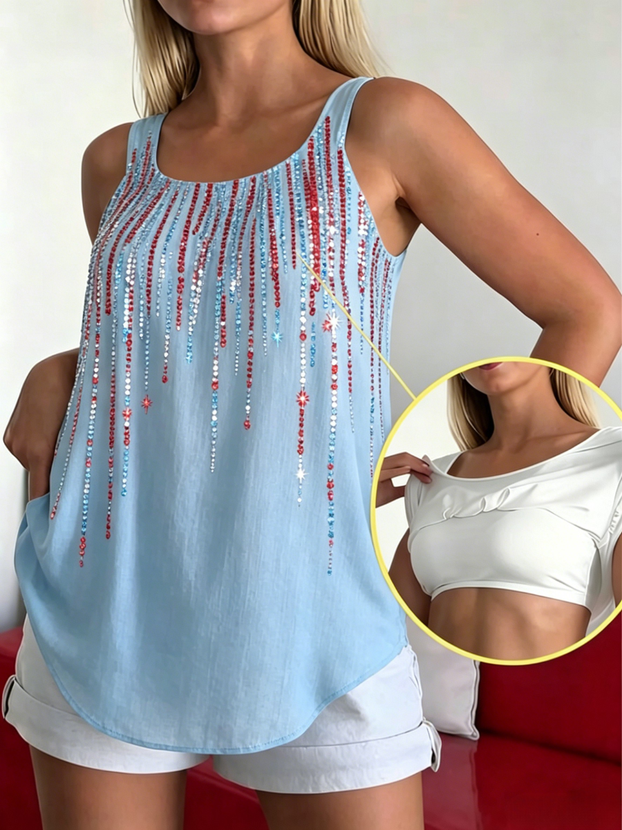 Women's 250th Anniversary Commemorative Printed Tank Top