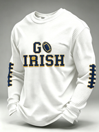 Men'S Rugby Printed Waffle T-Shirt