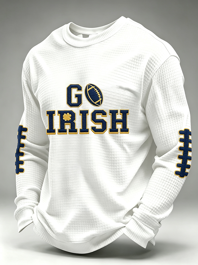 Men'S Rugby Printed Waffle T-Shirt