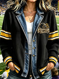 Women's Football Fans Printed Jacket