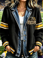 Women's Football Fans Printed Jacket