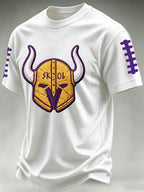 Men'S Football Print Waffle T-Shirt