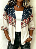 Women'S Rhinestone Citi Art Casual Cardigan