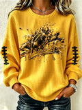 Women'S Football Printed Round Neck Sports Shirt