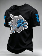 Men's Football Printed Short-Sleeve T-Shirt