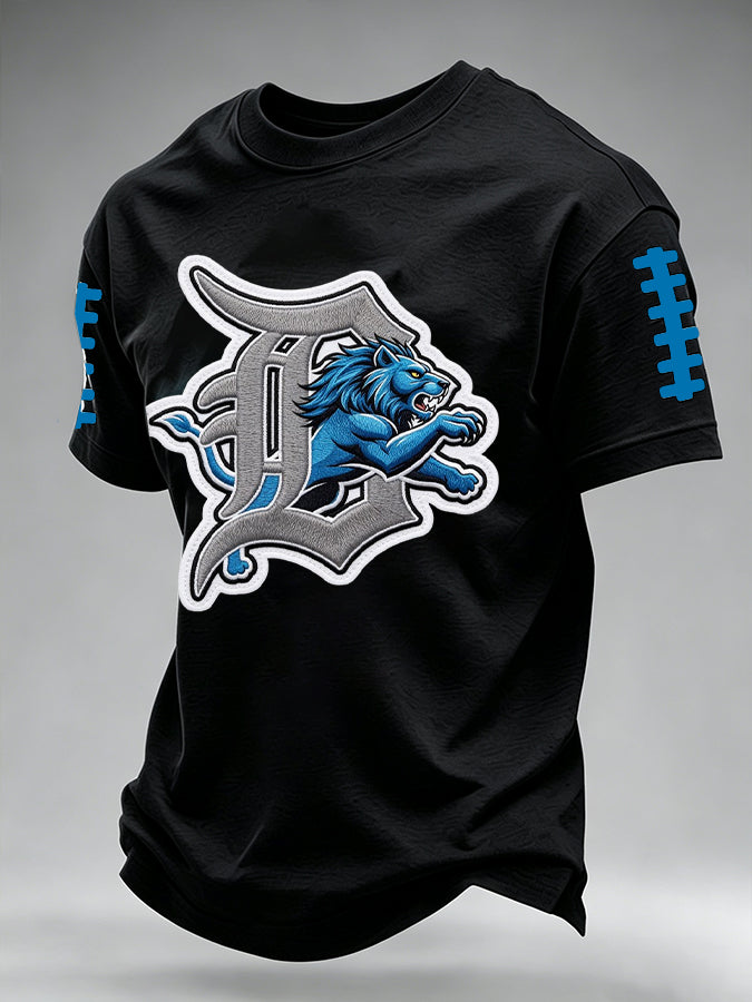 Men's Football Printed Short-Sleeve T-Shirt