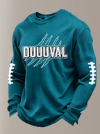 Men'S Football  Printed Waffle T-Shirt