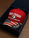 Unisex US Red Friday Printed Casual Hat