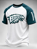 Men'S Football Print Short-Sleeve T-Shirt
