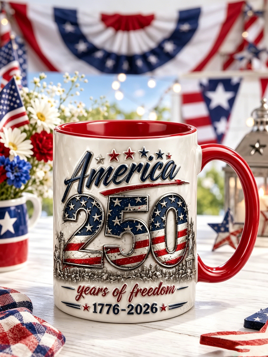 USA 250Th Anniversary Accent Mug