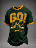 Men'S Football Fan Printed T-Shirt