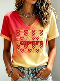 Women's Football Printed Casual Sweatshirt