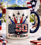 USA 250th Anniversary Accent Mug