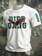Men'S Football Print  T-Shirt