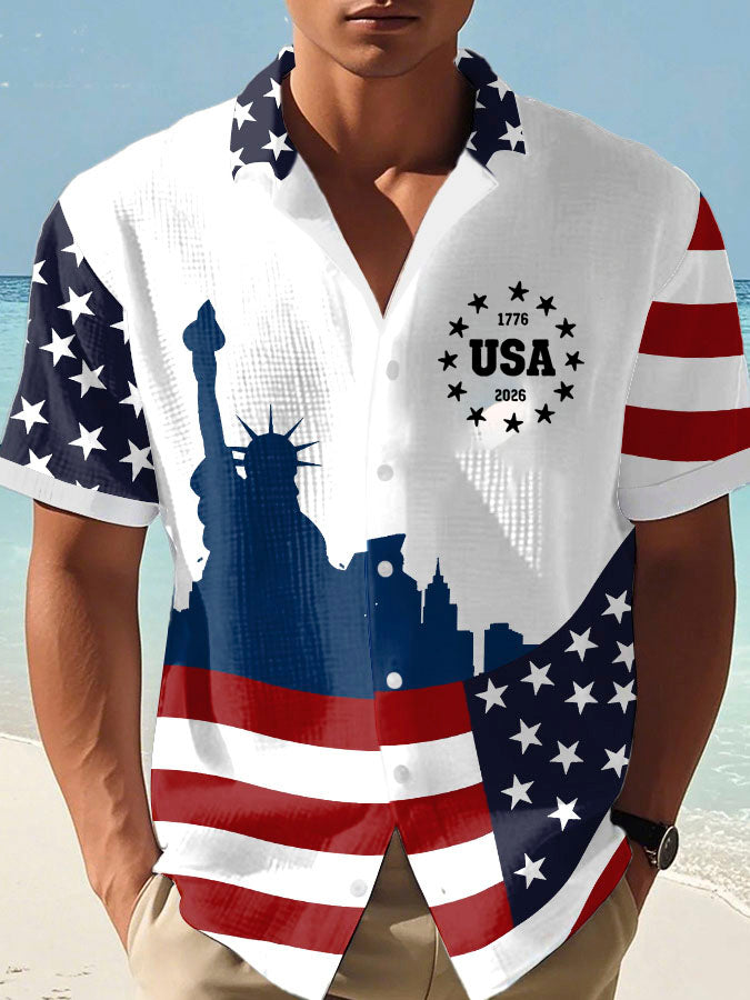 Men's 250th Anniversary Waffle Casual Shirt
