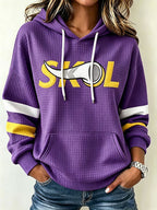 Women's Football Print Sweatshirt