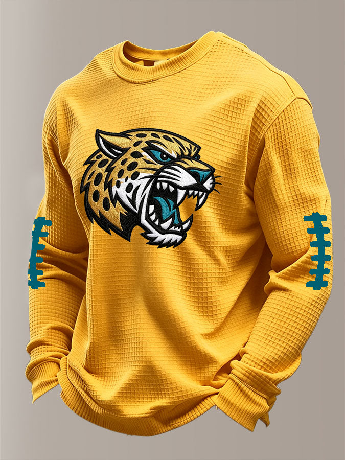 Men'S Football  Printed Waffle T-Shirt