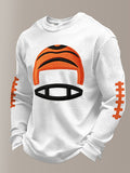 Men'S Football  Printed Waffle T-Shirt