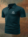 Faith Cross Breathable Hole Fabric Business Polo Shirt