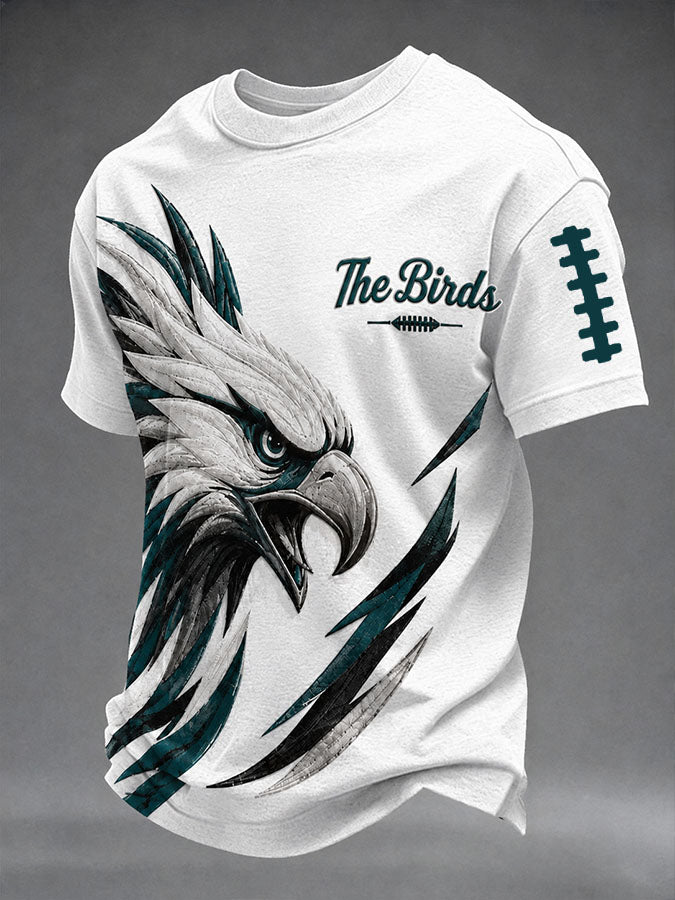 Men's Football Printed Short-Sleeve T-Shirt