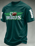 Men'S Football Print Waffle T-Shirt