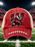 Neutral Football Fan Printed Duckbill Cap