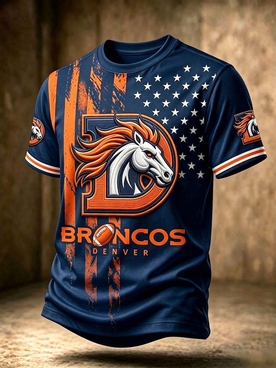 Men's Football Printed Short-Sleeve T-Shirt