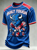 Men's Football Game Print T Shirt