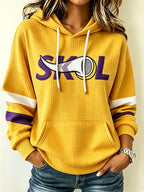 Women's Football Print Sweatshirt
