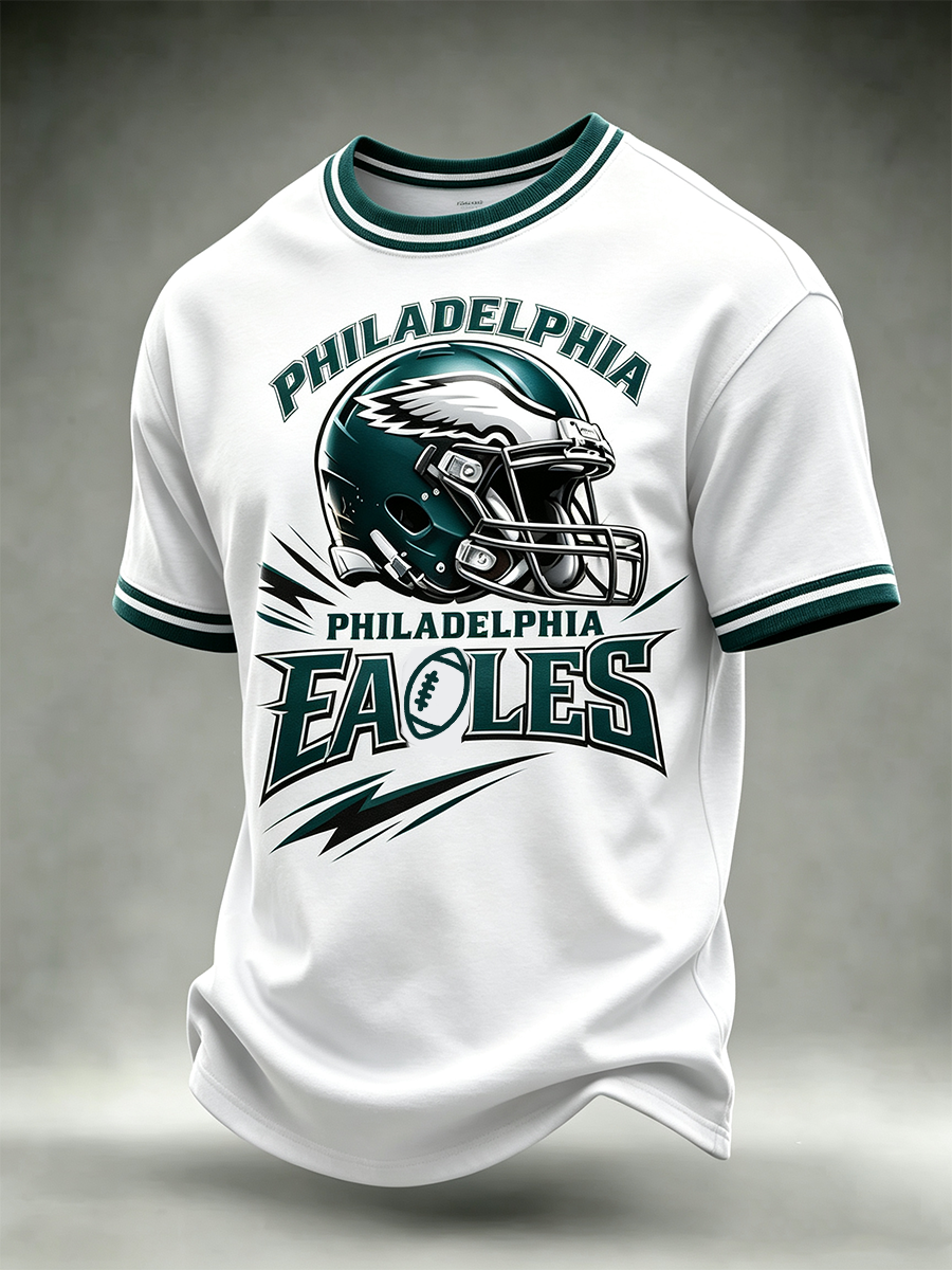 Men's Football Printed Short-Sleeve T-Shirt