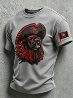 Men's Football Enthusiast Printed T-Shirt