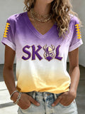 Women'S Football Print Short-Sleeve T-Shirt