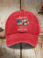 Unisex America 250 God Shed His Grace On Thee Print Baseball Cap