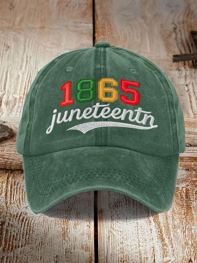 Unisex  Juneteenth 1865 Printed Hat