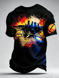 Men'S Football Fan Waffle T-Shirt