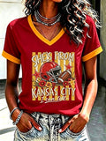 Women'S  Football Fan T-Shirt