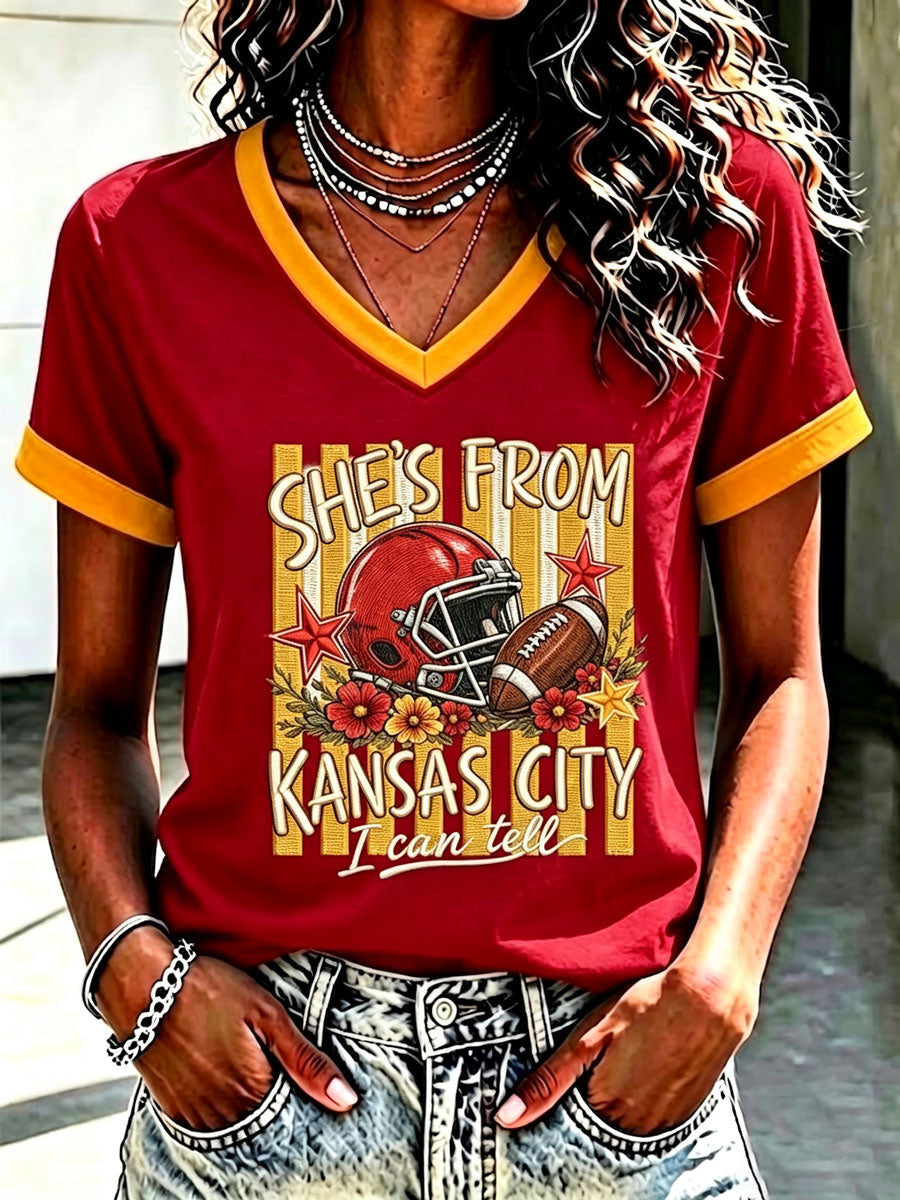 Women'S  Football Fan T-Shirt